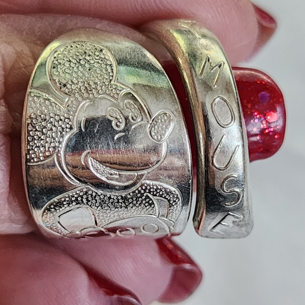 Mickey Mouse spoon ring